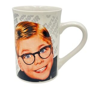 Vtg A Christmas Story Ralphie You'll Shoot Your Eye Out Coffee Mug Tea Cup 5"